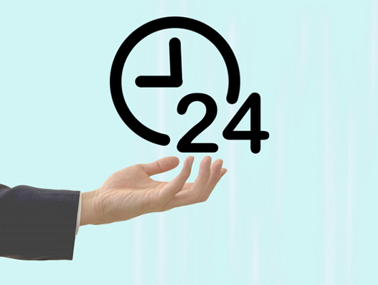 24時間365日、緊急時も迅速対応